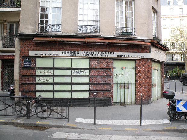  vente de graines, rue Saint-Germain l'Auxerrois